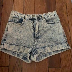 Acid Wash Shorts